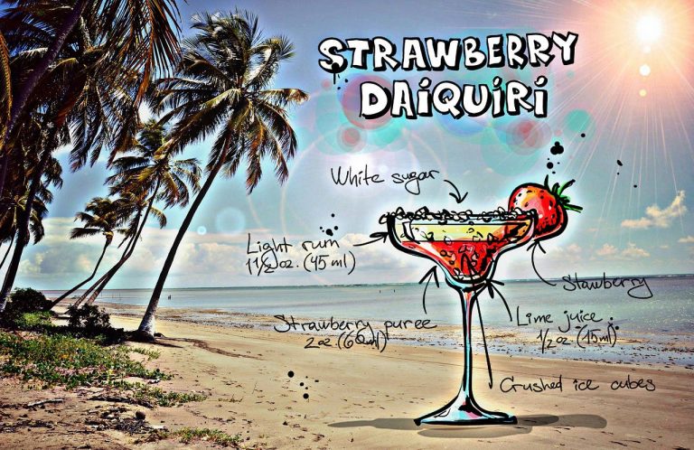 Comment réussir un cocktail : le Strawberry Daiquiri