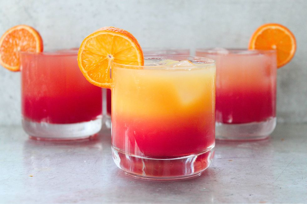 Cocktail Tequila sunrise