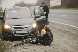 Accident circulation cycliste blessée velo
