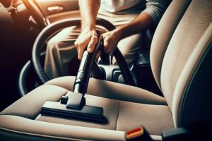 Aspirez les sièges de voiture