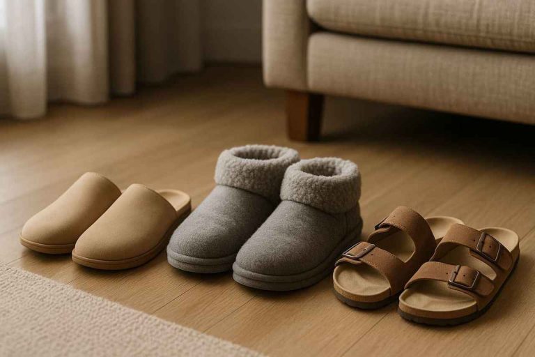 Confort à la maison : mules, chaussons ou sandales légères ?