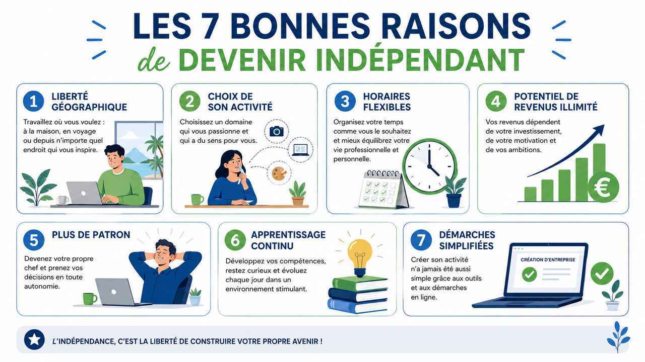Pourquoi et comment devenir indépendant en France aujourd’hui