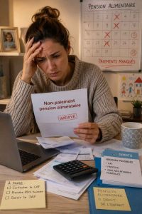 Votre ex ne paie pas la pension alimentaire ? Découvrez les recours légaux pour récupérer vos droits (CAF, huissier, JAF).