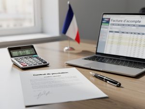 Comment rédiger une facture d'acompte conforme à l'article 289 du CGI pour les professionnels ? Découvrez les mentions obligatoires et les outils recommandés pour les professionnels
