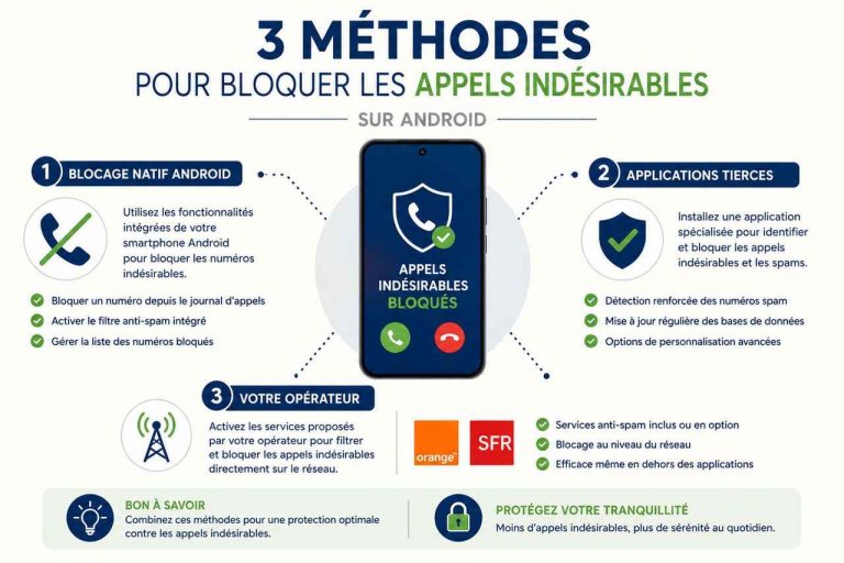 Comment bloquer un numéro indésirable sur Android