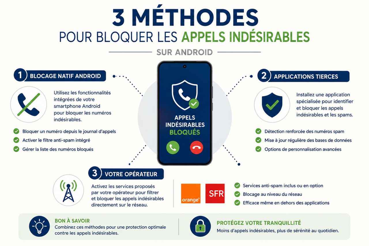 Comment bloquer un numéro indésirable sur Android