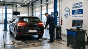 Centre de contrôle technique agréé en France : découvrez comment se déroule l'inspection de votre véhicule sur le banc de freinage. Contrôle obligatoire tous les 2 ans
