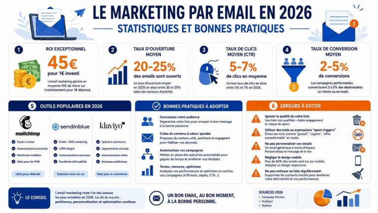 Marketing par email : Les tendances et outils à adopter en 2026