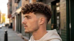 Le taper fade moyen est parfait pour les cheveux bouclés. Découvrez comment adapter cette coupe à votre type de cheveux pour un look naturel et stylé