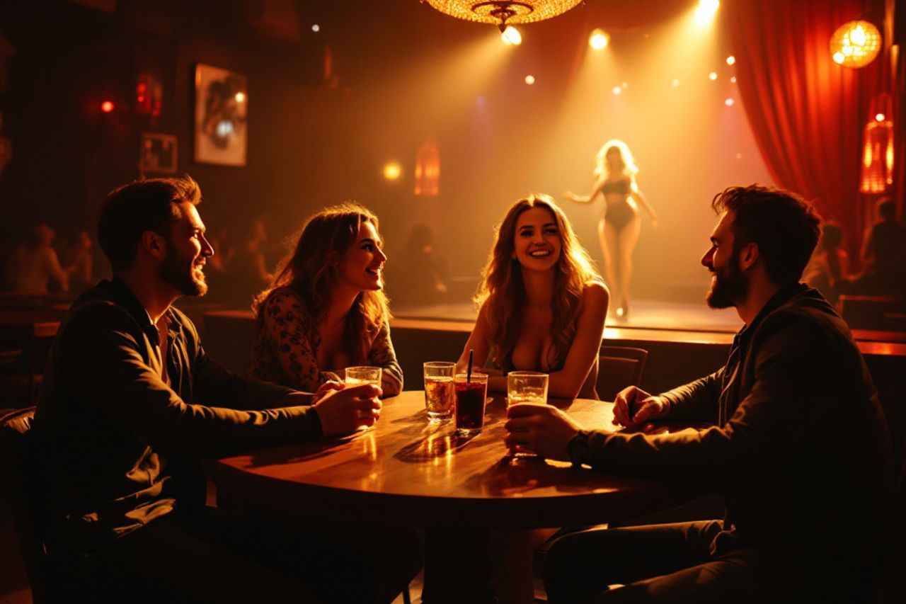 Organiser une soirée entre amis dans un bar à strip-tease