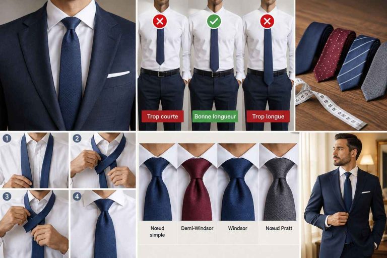 Longueur de cravate : les règles pour un look élégant